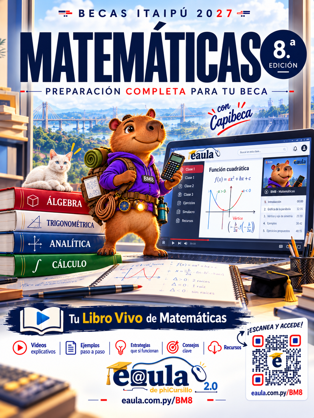 Matemáticas para Becas, octava edición