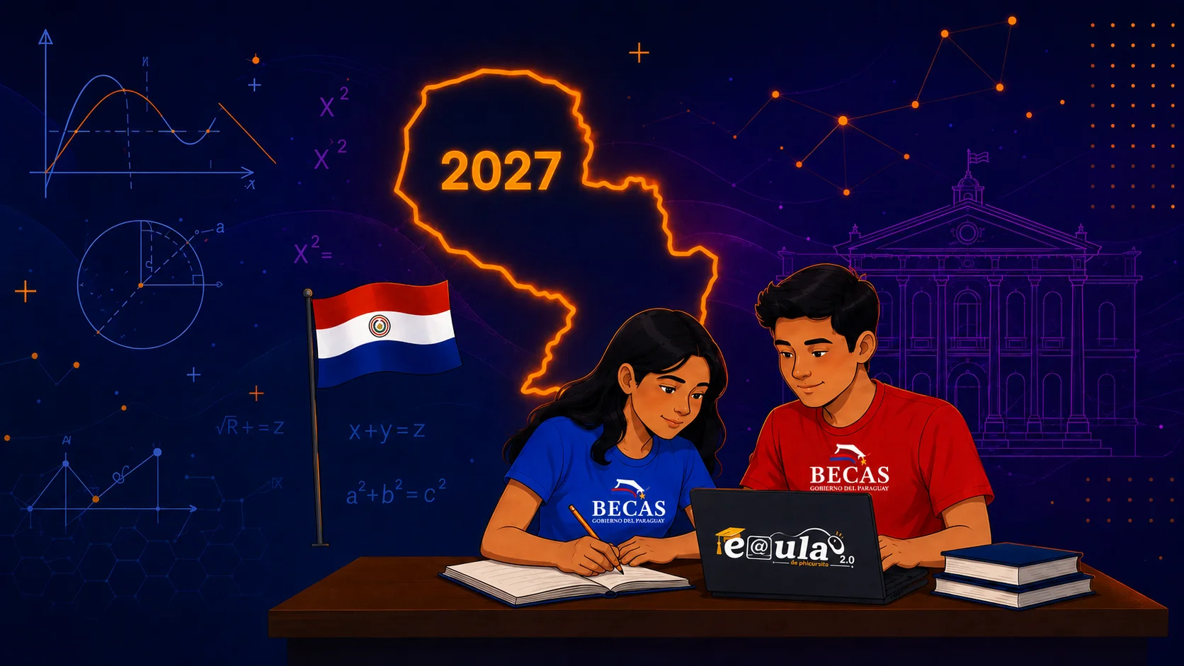 Portada de Becas del Gobierno 2027
